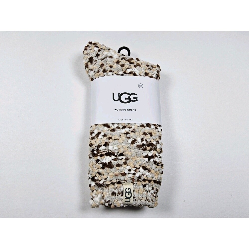 UGG Women's Chenille Popcorn Fuzzy Soft Winter Socks One Size